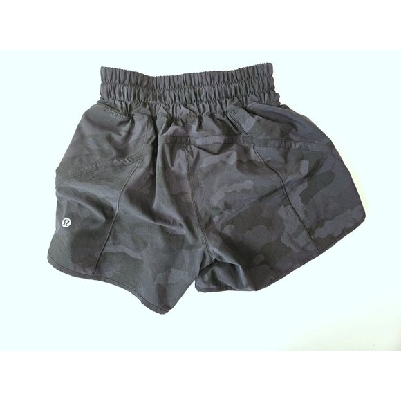 Lululemon Black 2 Track That Short *5" Heritage 365 Camo Deep Coal Multi - Picture 5 of 7